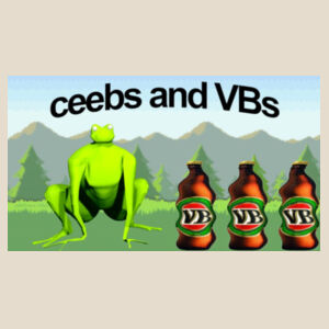 Ceebs and VBs - Heavy Duty Canvas Tote with Gusset  Design